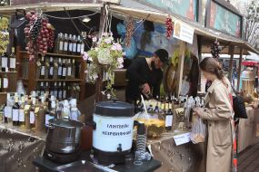 Cheese and wine festival in Lviv