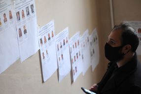 Polling station in Lviv