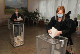 Voting in local elections began in Ukraine