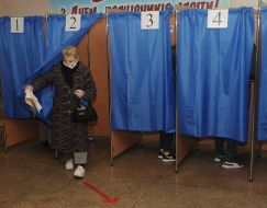 Voting in local elections began in Ukraine