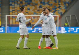 The players of FC Borussia (Mönchengladbach)