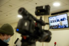 Broadcast of the court session