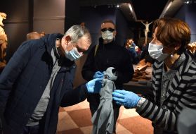 Presentation of the exhibition "Brush. Tactile Exposition"