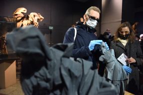 Presentation of the exhibition "Brush. Tactile Exposition"