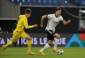 Football. League of Nations. Germany national team - Ukraine national team
