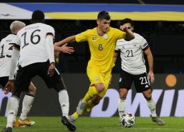 Football. League of Nations. Germany national team - Ukraine national team