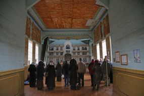 Worship in the church of Archangel Michael