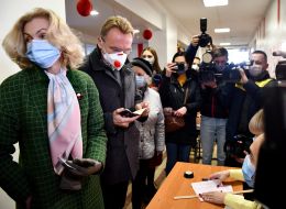 Андрей Садовый с супругой Екатериной