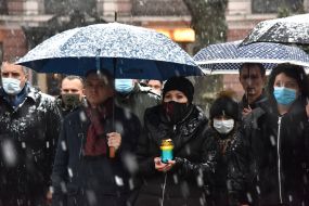 Олег Синютка с женой Натальей