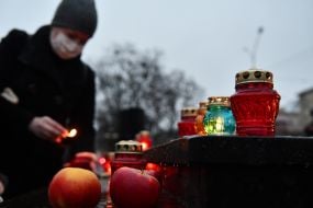 Ceremony commemorating the victims of the Holodomor in Lviv