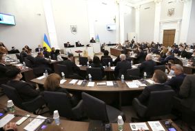 Participants of the solemn meeting