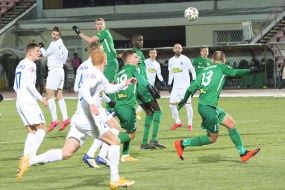 Игровой момент матча