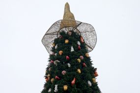 Christmas tree on Sofia Square