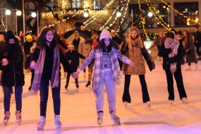 Люди на катке