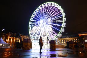 Ferris wheel on Kontraktova Square