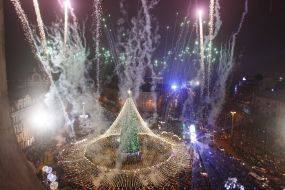 Lighting ceremony on the main Christmas tree in Kyiv