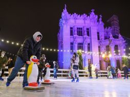 Skating rink near the President's Office