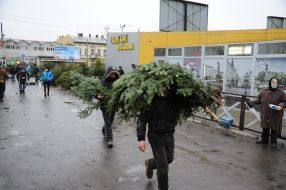 Christmas market in Lviv