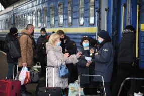 Railway station in Lviv