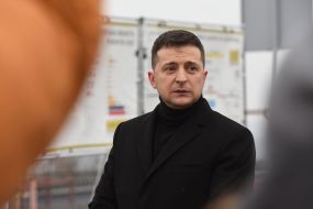Vladimir Zelensky opened a new beam bridge