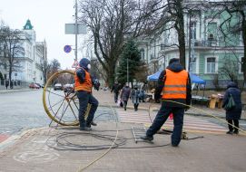 Utility workers
