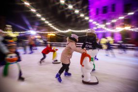 Skating rink near the President's Office