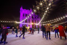 Skating rink near the President's Office