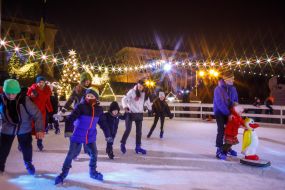 Skating rink near the President's Office