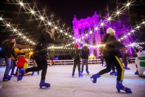 Skating rink near the President's Office