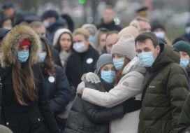 Ceremony in memory of the dead passengers and crew of UIA flight PS752 in the sky over Tehran