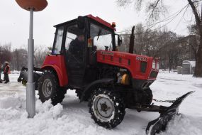 Snow in Zaporozhye