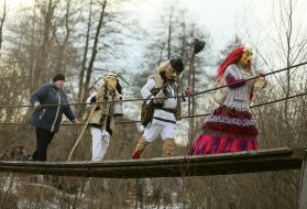 The celebration of Malanka in Krasnoilsk