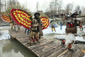The celebration of Malanka in Krasnoilsk