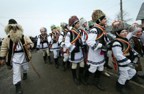 The celebration of Malanka in Krasnoilsk