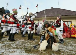 The celebration of Malanka in Krasnoilsk