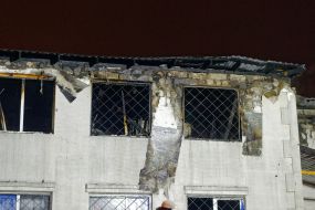 Consequences of a fire in a nursing home in Kharkiv