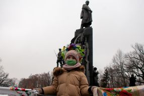 Participants of the event on the occasion of the Day of Unity of Ukraine