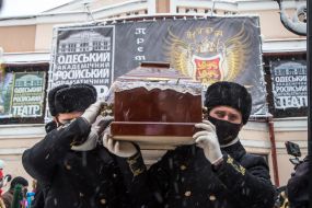 Farewell ceremony with actress Irina Tokarchuk
