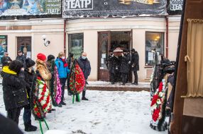 Farewell ceremony with actress Irina Tokarchuk