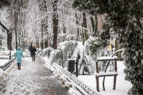 Snow in Odesa