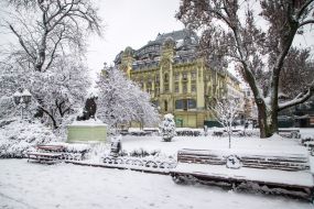 Snow in Odesa