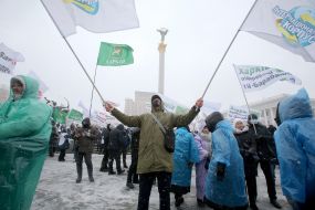 Participants of the SaveFOP movement demonstration