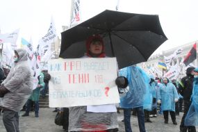 Participants of the SaveFOP movement demonstration