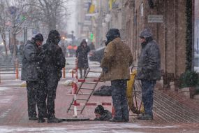 Snow in Kiev