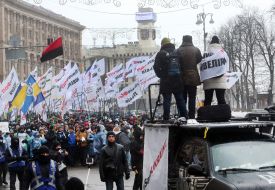 Participants of the SaveFOP movement demonstration