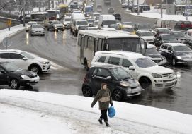 Снег в Киеве