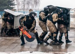 Participants in joint tactical and special exercises