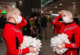 Members of the sports team "Nice ladies"