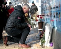 Memorial "Wall of memory of soldiers killed for Ukraine"