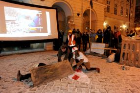 Театралізована акція «Полум'я Гідності»